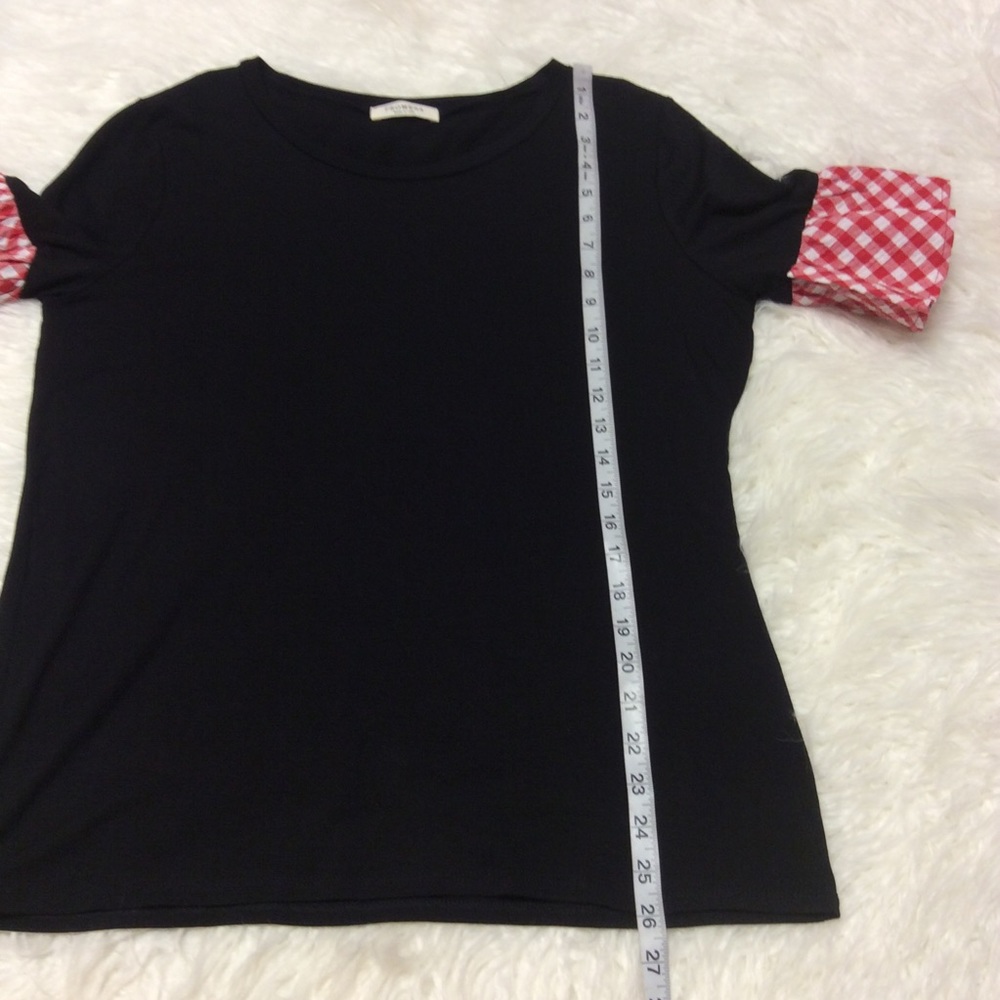 PROMESA RUFFLED SLEEVE TEE/TOP/BLOUSE - Picture 6 of 6